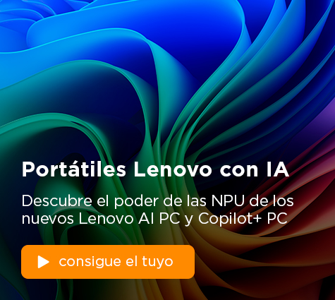 Portátiles Lenovo con inteligencia artficial